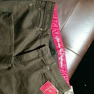 Cookie Johnson grace boot cut jeans in brown sugar